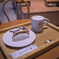 ラテとキャロットケーキ♡