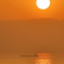 夕暮れ航行