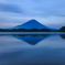 精進湖 夜明け 長秒で