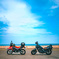 「ふたり、海辺のバイク旅。」