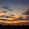 自宅屋上夕焼け その２