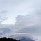 束の間の笠雲