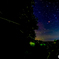 蛍と星空