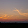 夕空　今日の家路