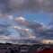 スーパー前の風景