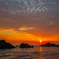 Sunset sea