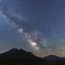 九重連山と天の川