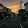 夕方の住宅街