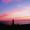 夕暮れの美女