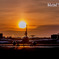 夕暮れ空港2
