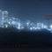 夜の工場風景