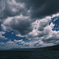 今日の雲と海  空