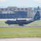 名古屋飛行場にて　C－１３０　プロペラ渦巻 2