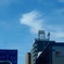 ガソリンスタンドのマークのような雲