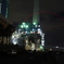 夜釣りと工場夜景