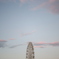 light colored ferris wheel
