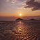 干潟の夕景　父母ヶ浜①
