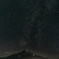 天の川と富士山と
