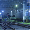 夜のレール