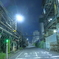 夜の工業地帯