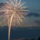 夕暮れ花火