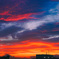 夏の夕焼け空