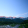 モルゲンの白馬連峰