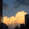夕方の入道雲
