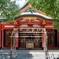 風鈴が並ぶ神社
