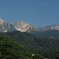 『白馬三山―白馬岳（右）、杓子岳、鑓ケ岳』