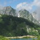 『八方池と白馬三山』