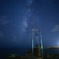 海辺の鐘と星空