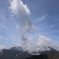 五竜岳から伸びる雲