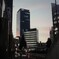 夕暮れの新宿