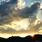 God  rays…