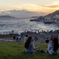 ある夏の日の夕焼け