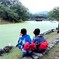 鷺池の畔にて