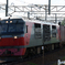 函館本線を走る貨物列車