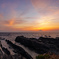 三浦荒崎海岸夕陽