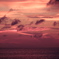 楽譜のような夕空