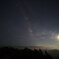 月明かりと天の川