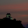 犬山城夕景