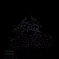 夜空に浮かぶ城