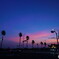 交差点の夕景
