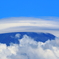 雲の間から