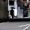 日影の日傘・・・