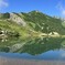 みなもに映る山