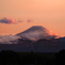 自宅より富士夕景
