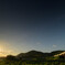 夕陽に照らされて