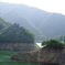 夏霞のダム湖